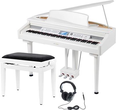 thomann digital pianos thomann dp-495 gp whp set