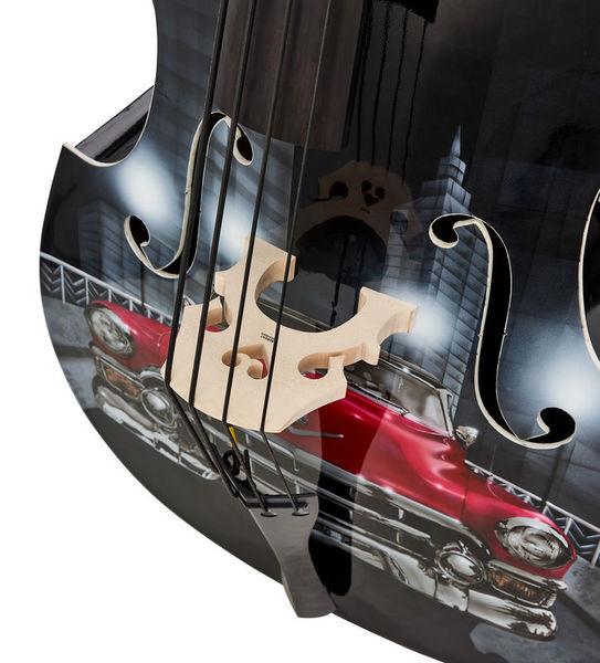 thomann double bass thomann caddy pro airbrush iii bkr