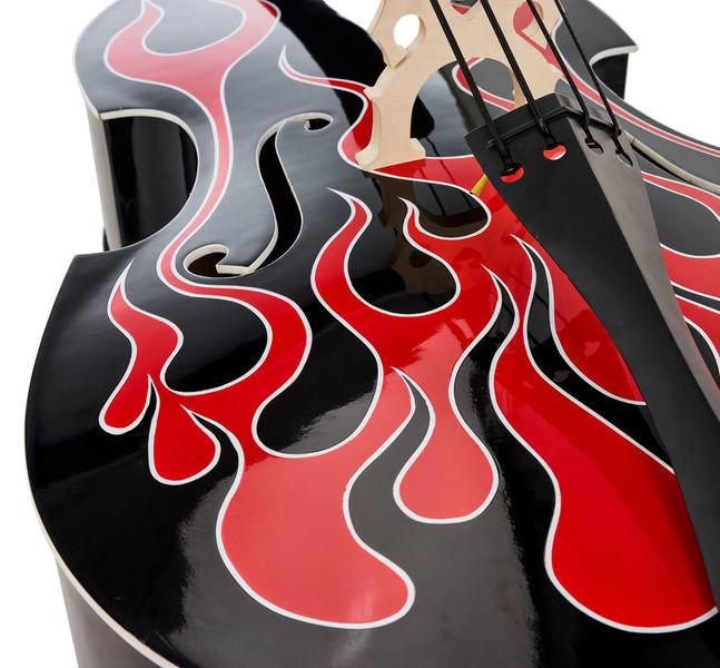 thomann double bass thomann rockabilly pro airbrush i bkr