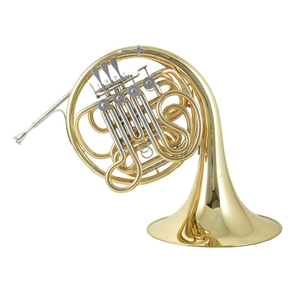 thomann double french horns thomann hr- 810 bb-/f double french horn - clear lacquered