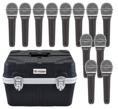 thomann dynamic microphones thomann mic12 case bundle