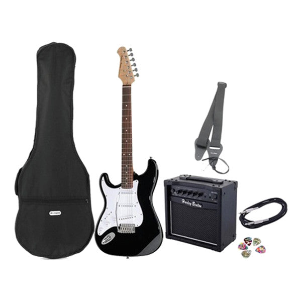 thomann electric guitars thomann g45 left handed electric guitar set - black high gloss