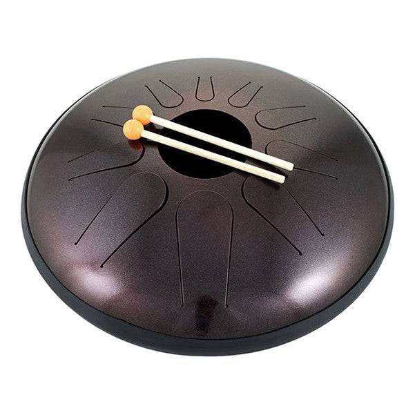 thomann hand percussions dark red powder coated thomann 35cm sphere steel tongue drum