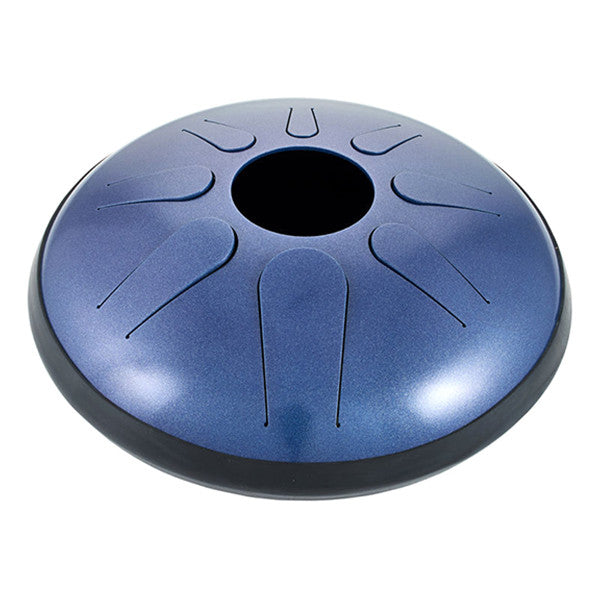 thomann hand percussions ocean blue powder coated thomann 20cm sphere steel tongue drum with pickup #color_ocean-blue-powder-coated