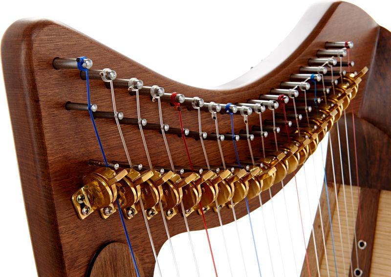 thomann harps thomann clh-19w celtic lever harp