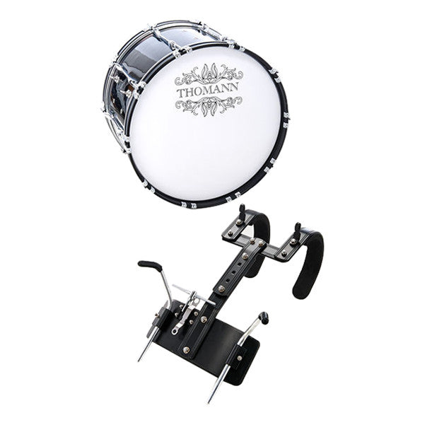 thomann marching bass drums black thomann bd2414 marching bass drum #color_black
