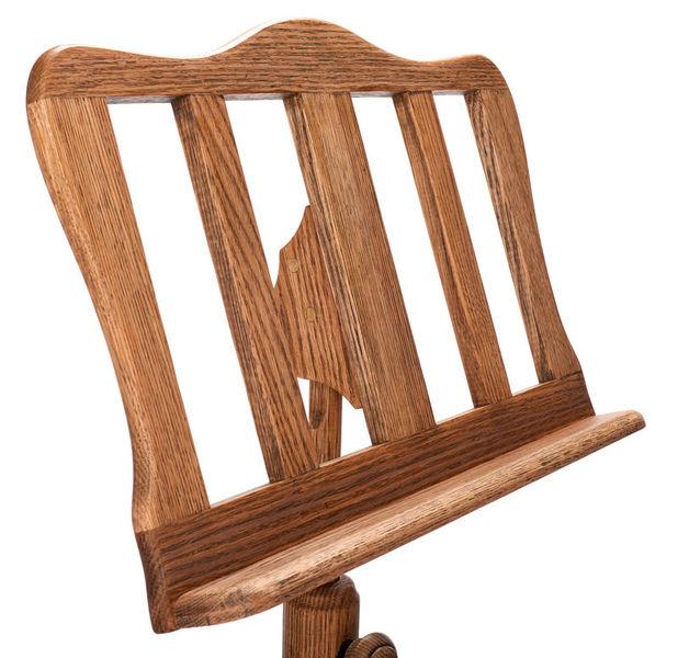 thomann music stands thomann wooden music stand oak