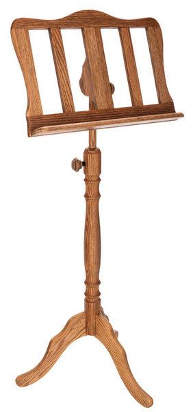 thomann music stands thomann wooden music stand oak