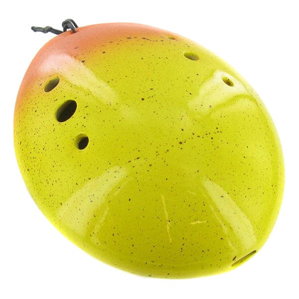 Thomann Ocarinas Yellow and Orange Thomann 7-Holes G Contrabass Shell Ocarina