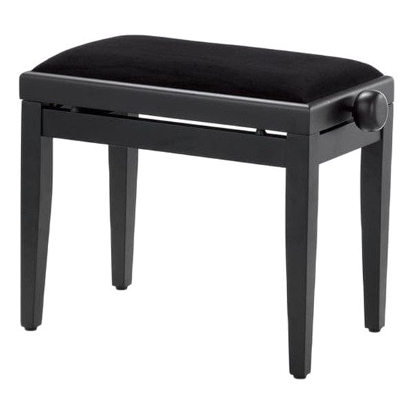 thomann piano benches black matte thomann kb-45 piano bench - black velvet upholstery #color_black-matte