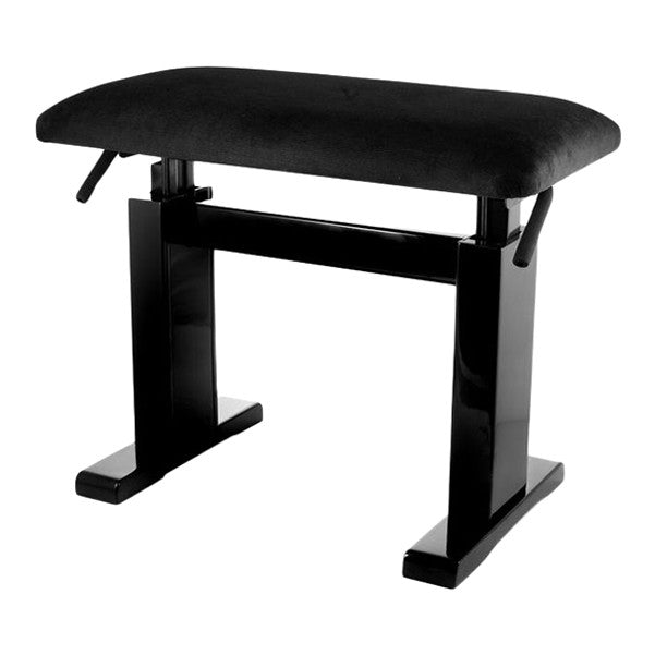 thomann piano benches black polished thomann kbh-780 63cm x 33cm piano bench