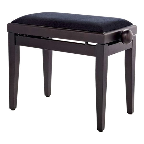 thomann piano benches rosewood matte thomann kb-45 piano bench - black velour upholstery #color_rosewood-matte