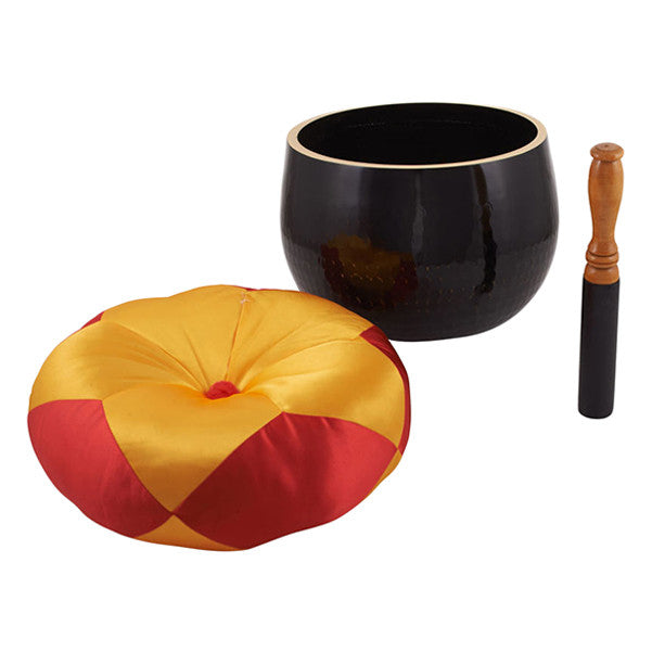 thomann singing bowls 27cm thomann ching singing bowl - black