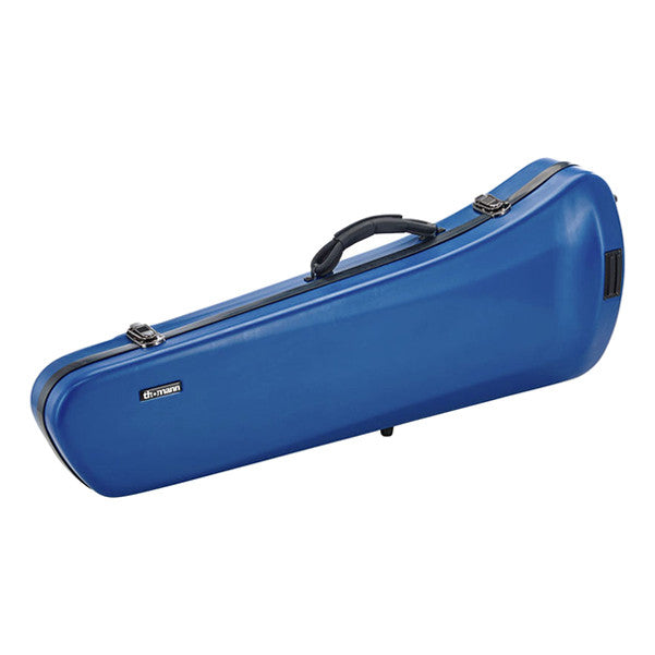 thomann trombone bags, cases & covers thomann fibertech tenor trombone case - blue