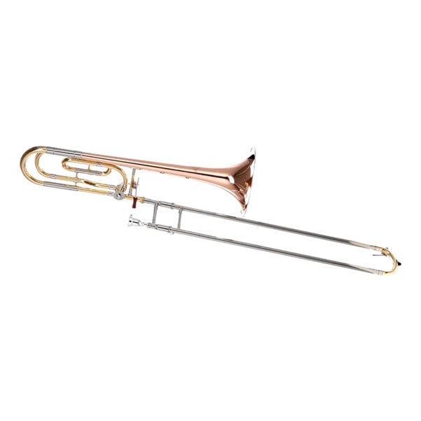 thomann trombones gold lacquered thomann classic tf547 bb /f tenor trombone with f-attachment #color_gold-lacquered
