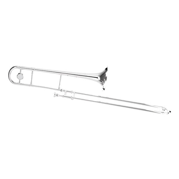 thomann trombones silver plated thomann classic tb525 bb-tenor trombone #color_silver-plated