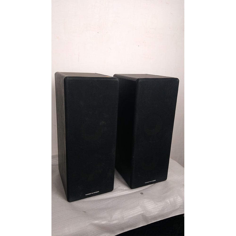 thonet & vander bluetooth speakers thonet and vander hoch bt 2.0 wooden bookshelf bluetooth speaker - open box b stock