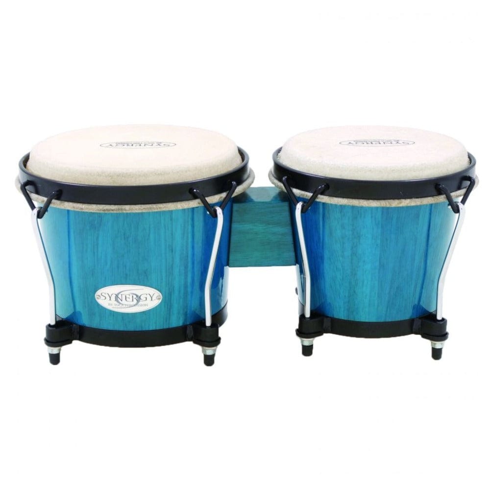Toca Bongos Toca 2100BB Synergy Wood Bongos - Bahama Blue