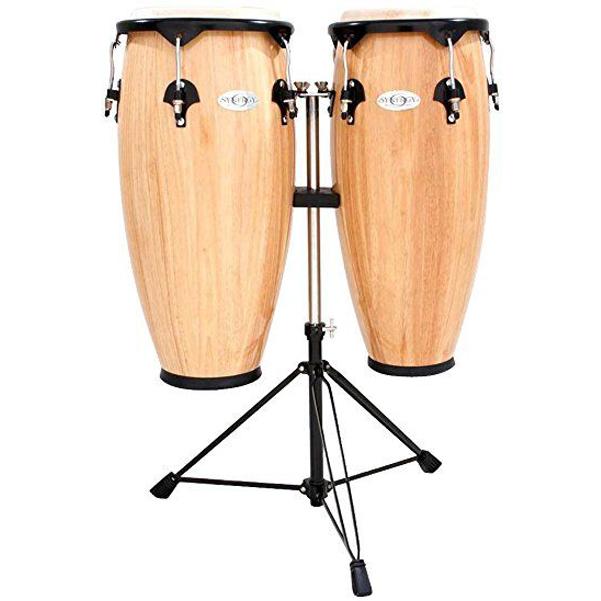 toca congas toca 2300n synergy series conga set with stand - natural