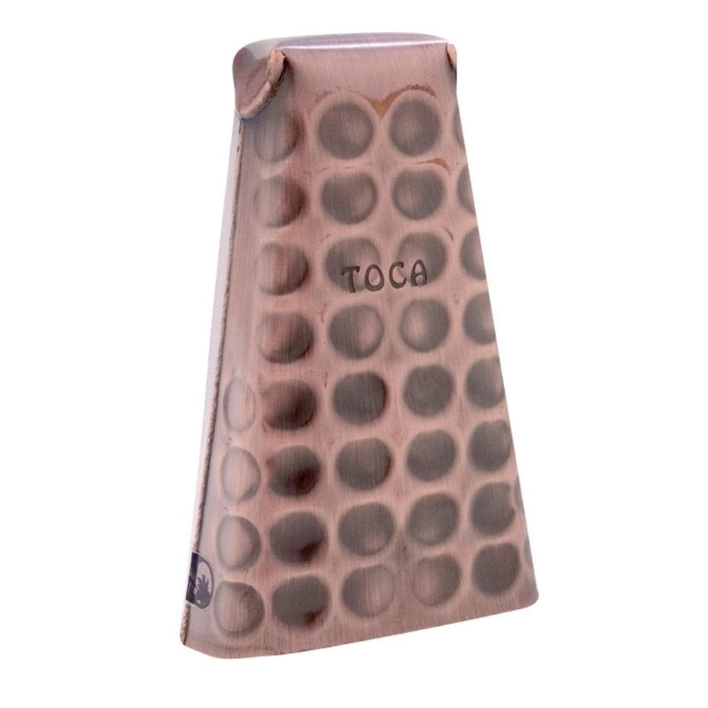 Toca Cowbells Black Copper Toca Percussion Pro Line Series Hybrid Handheld Cooper Cowbell - Black Copper