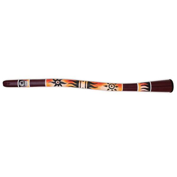 toca didgeridoos toca didg-cts curved didgeridoo - tribal sun