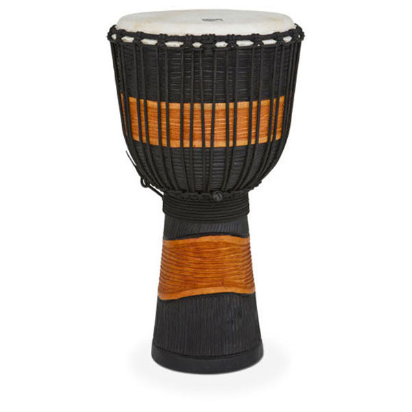 toca djembes toca street series rope tuned wood djembe, large