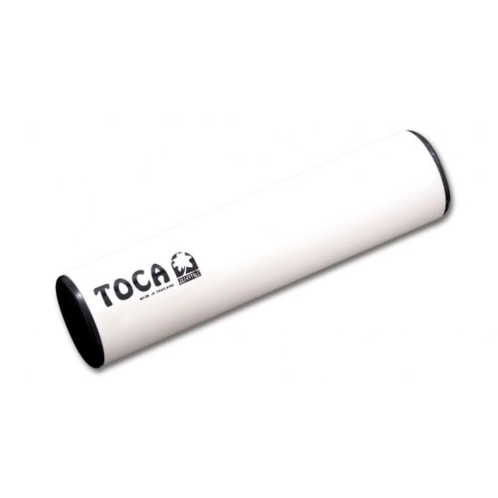 toca shakers 8 inch toca round pvc shaker- white