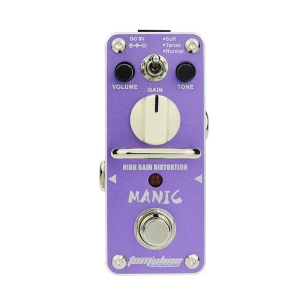 tomsline effect pedals tomsline amc-3 manic high gain distortion guitar effects pedal