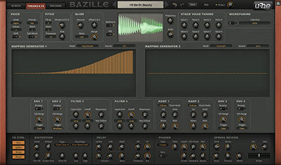u-he Software Virtual Instruments u-He Bazille Granular Synthesizer