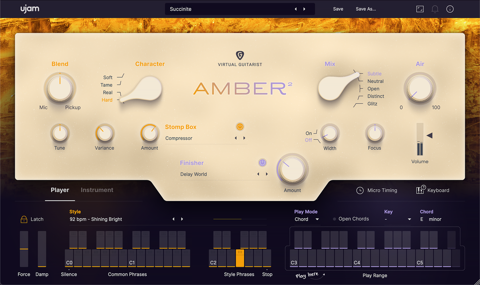 Ujam Virtual Instruments UJAM AMBER 2: Guitar Instrument