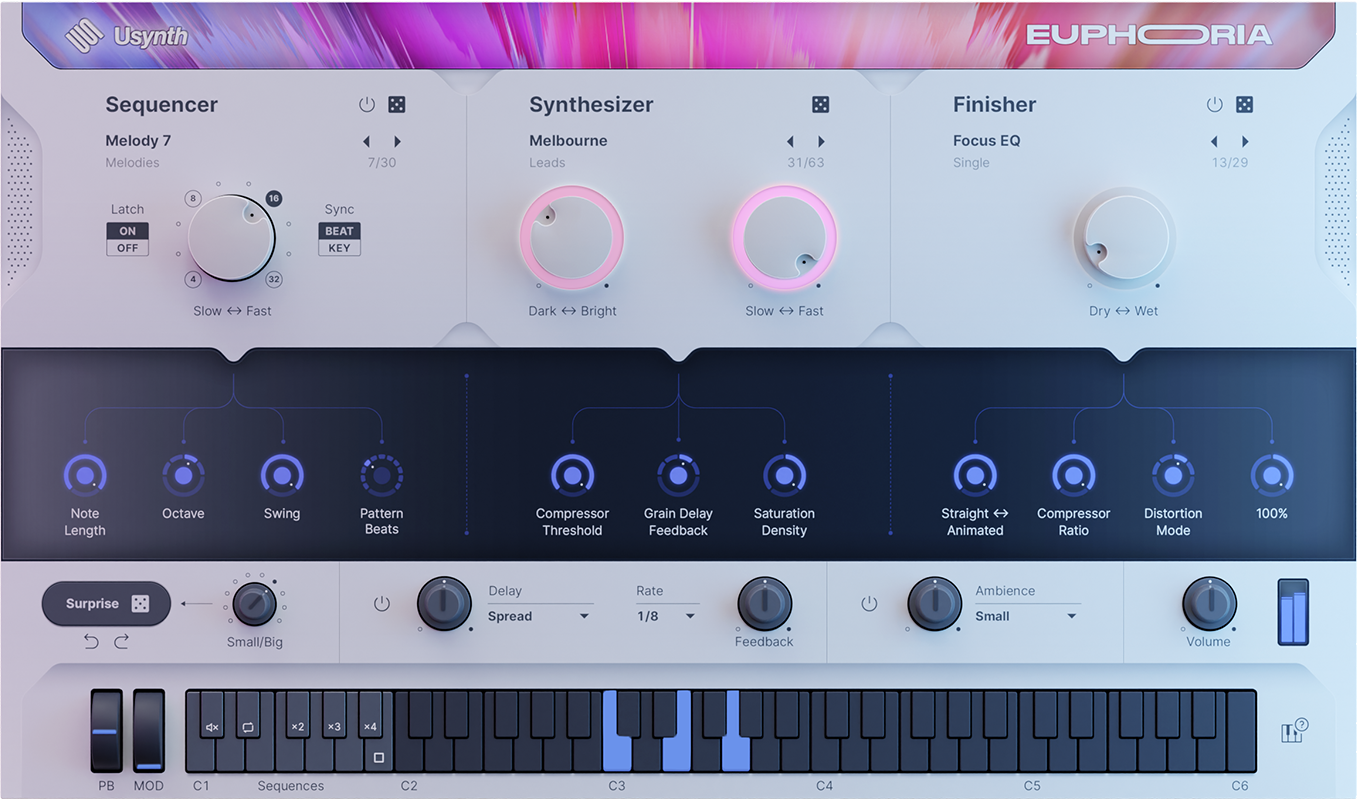 Ujam Virtual Instruments UJAM EUPHORIA: Synth Plugin
