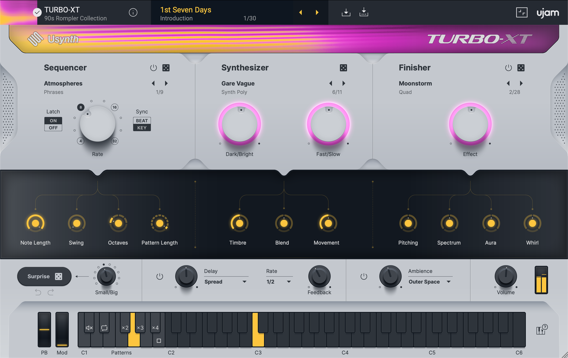 Ujam Virtual Instruments UJAM TURBO-XT: Rompler Plugin