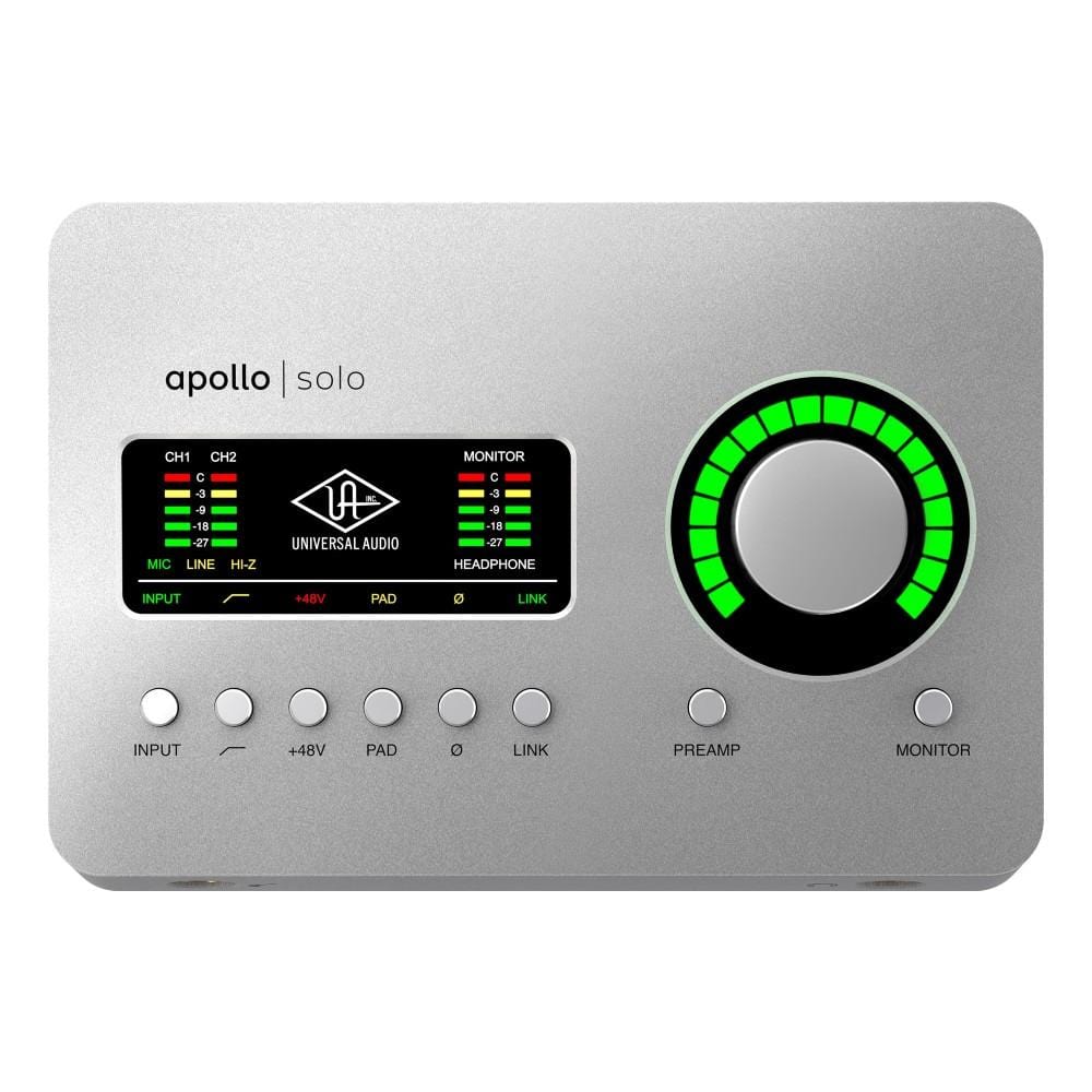 universal audio audio interfaces universal audio apollo solo thunderbolt 3 audio interface