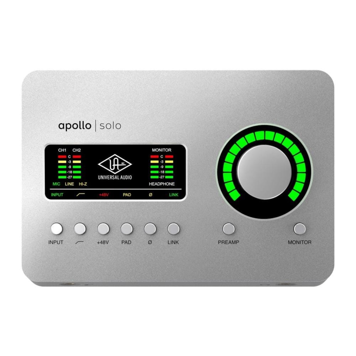 universal audio audio interfaces universal audio apollo solo usb audio interface - heritage edition with uad plug-ins