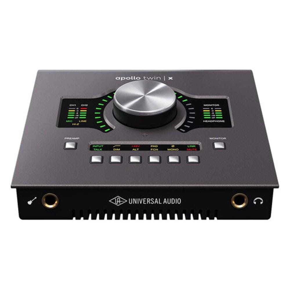 universal audio audio interfaces universal audio apollo twin x thunderbolt 3 audio interface with uad plug-ins #edition_heritage,style_quad