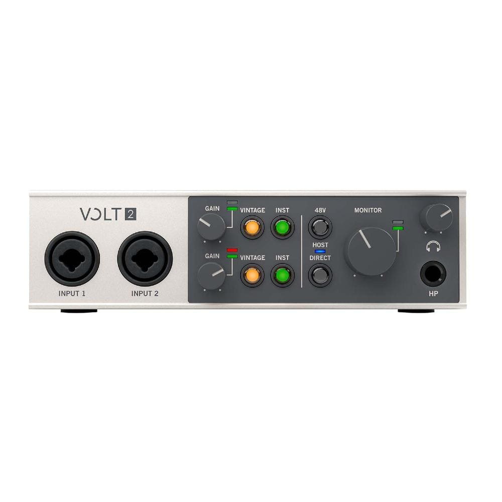 universal audio audio interfaces universal audio volt 2 usb c 2x2 audio interface with uad plug-ins