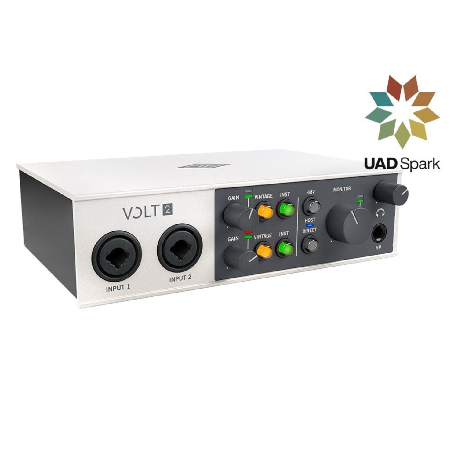 universal audio audio interfaces universal audio volt 2 usb c 2x2 audio interface with uad plug-ins