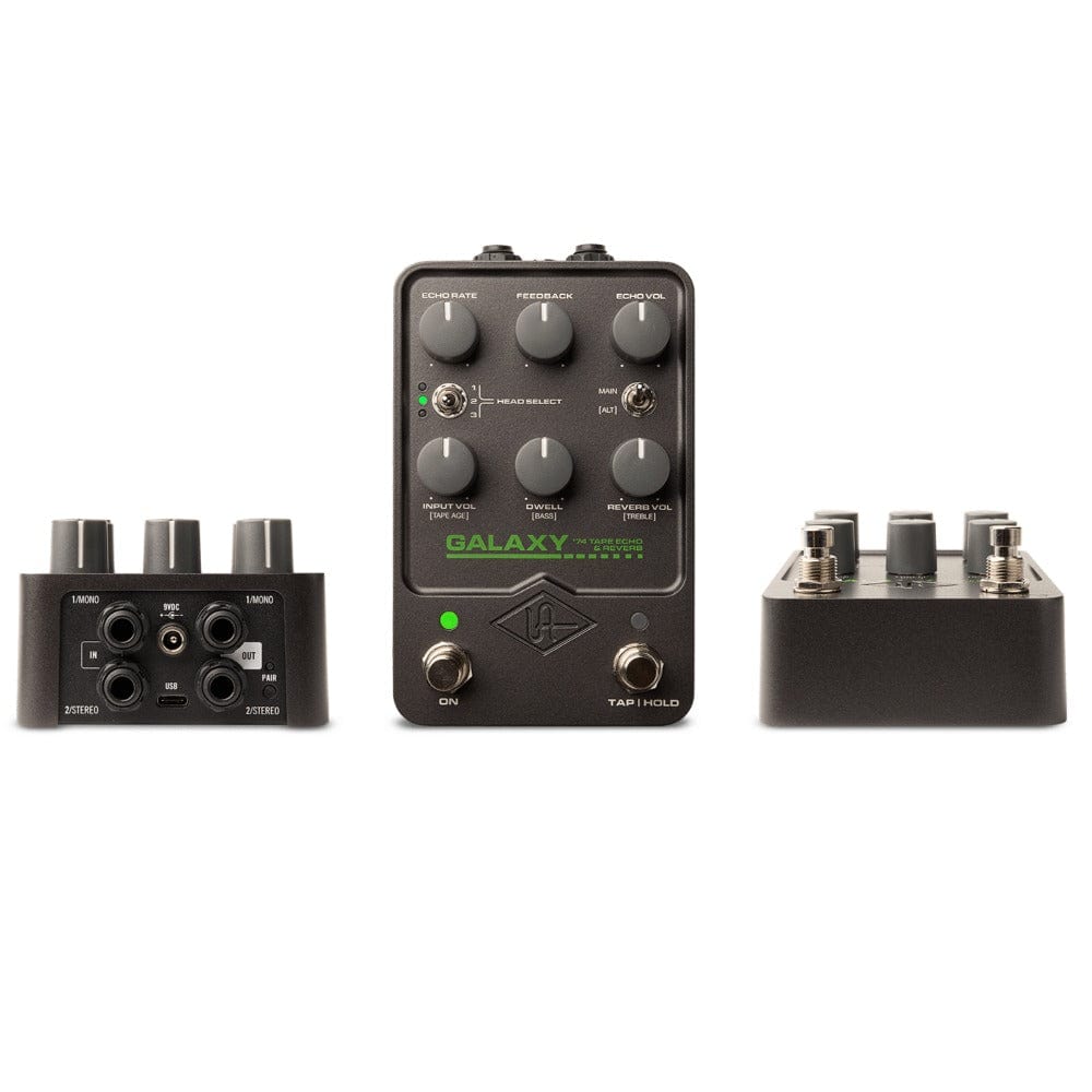 universal audio effect pedals universal audio galaxy ’74 tape echo & reverb pedal