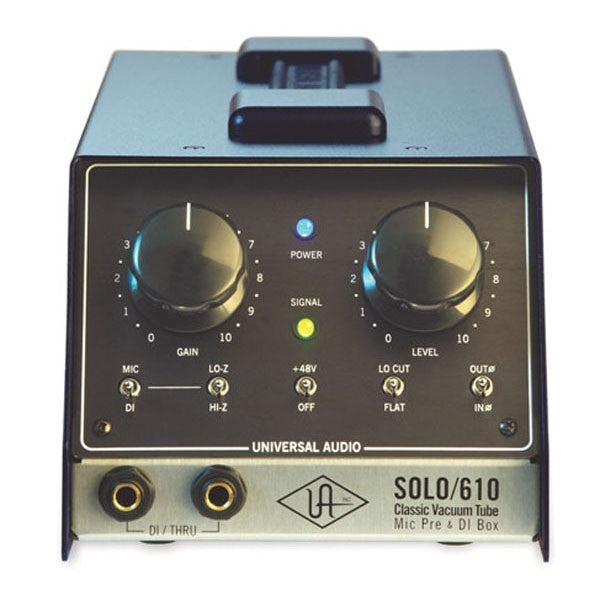 universal audio tube amplifiers universal audio ua-s610 solo/610 vacuum tube mic preamp and di box