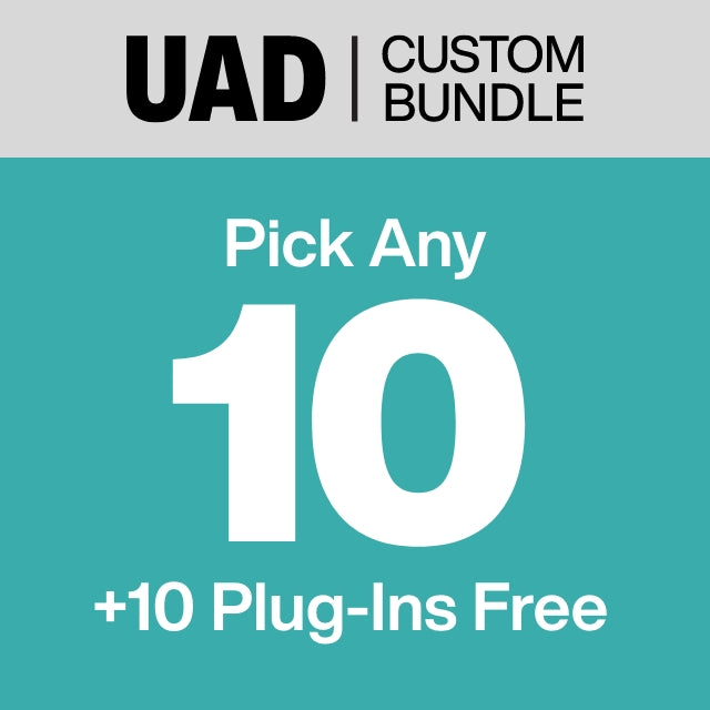 UNIVERSAL AUDIO Virtual Instruments Universal Audio Custom 10 Plus Plug-in Bundle