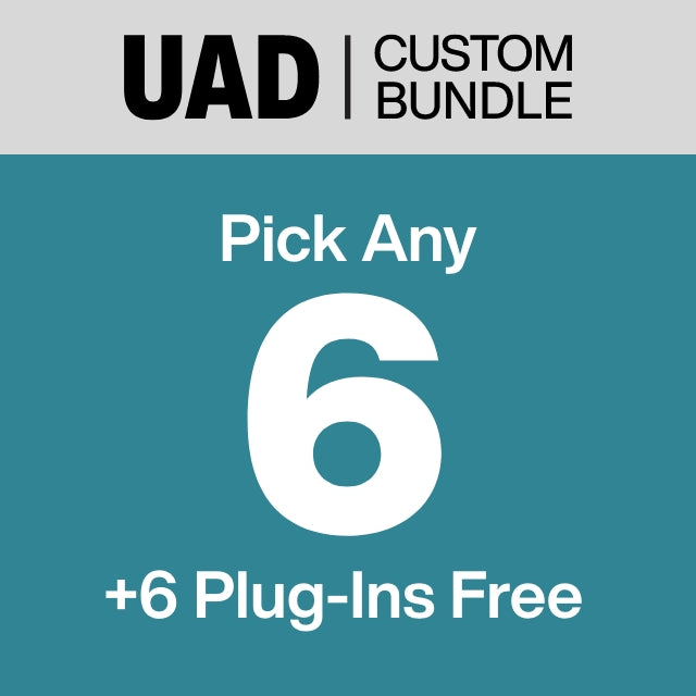 UNIVERSAL AUDIO Virtual Instruments Universal Audio Custom 6 Plus Plug-in Bundle