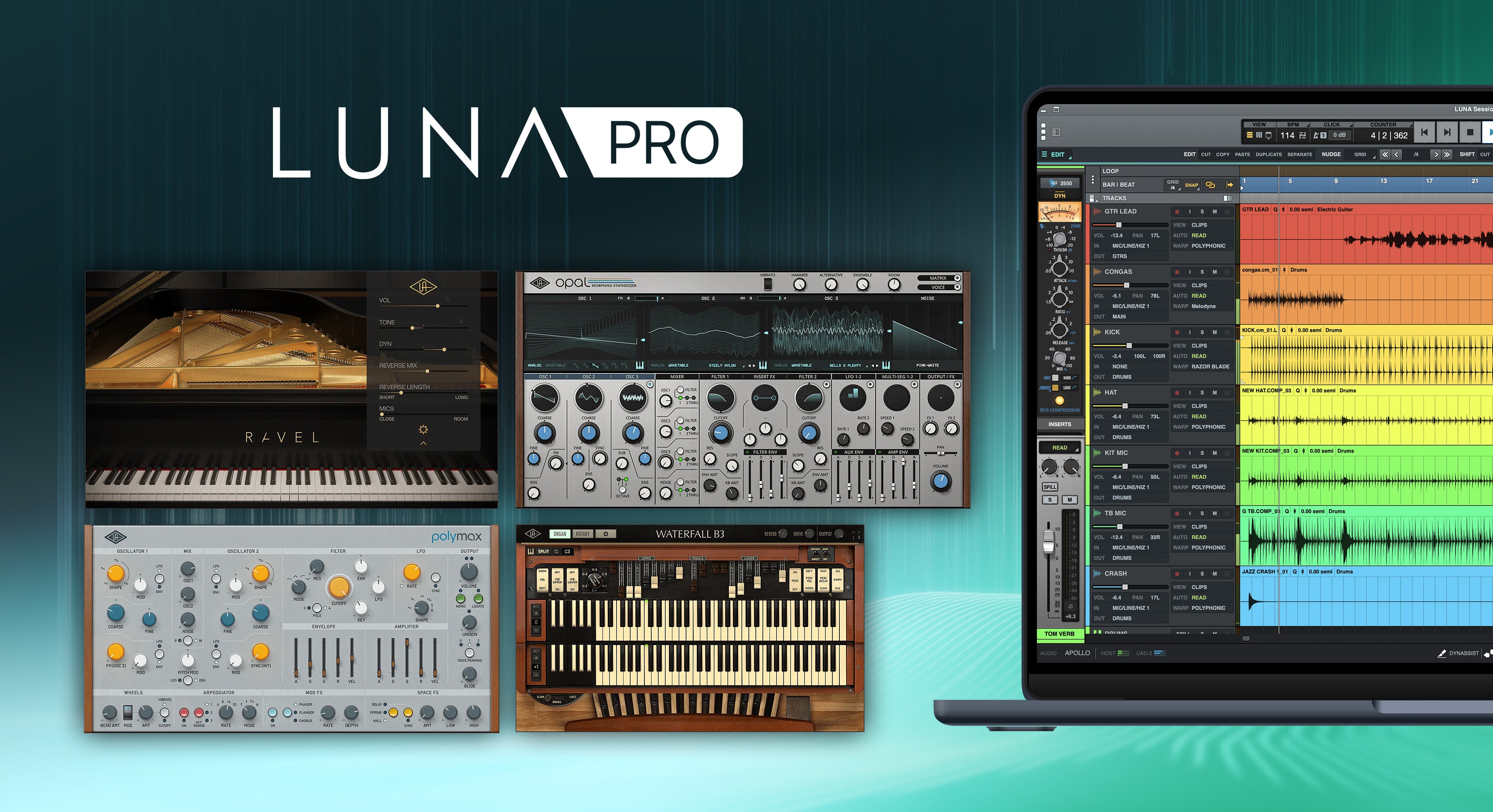 UNIVERSAL AUDIO Virtual Processors Universal Audio LUNA Pro Bundle 2