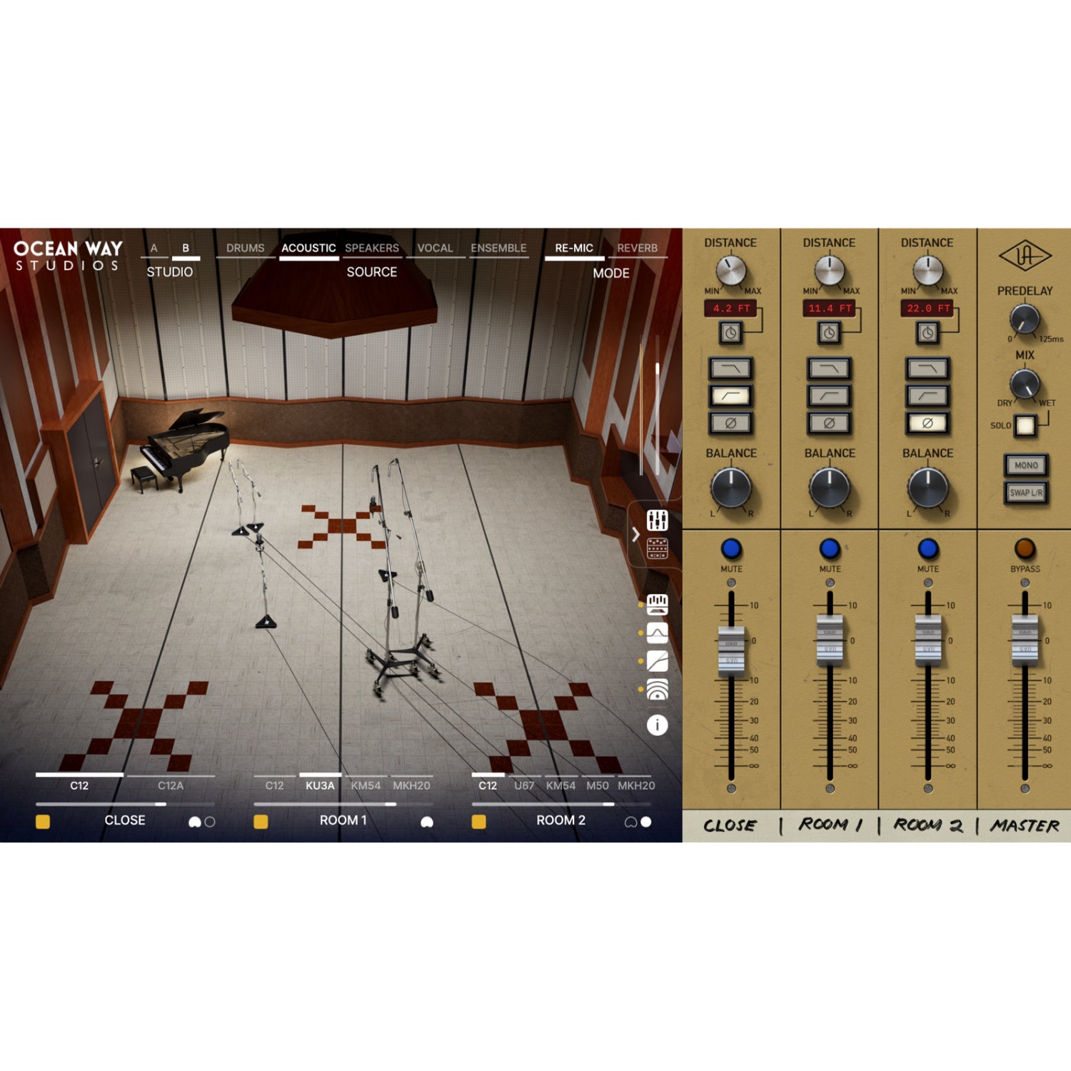 UNIVERSAL AUDIO Virtual Processors Universal Audio Ocean Way Studios Deluxe – Professional Audio Software & Plugin