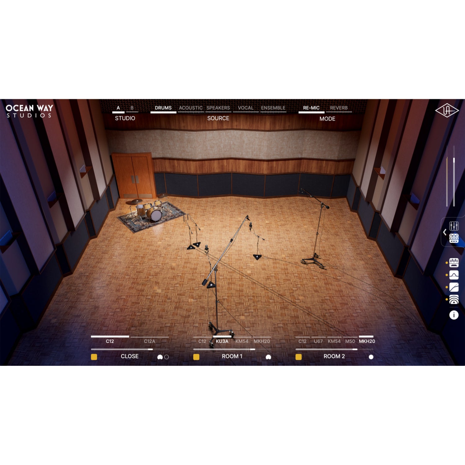 UNIVERSAL AUDIO Virtual Processors Universal Audio Ocean Way Studios Deluxe – Professional Audio Software & Plugin