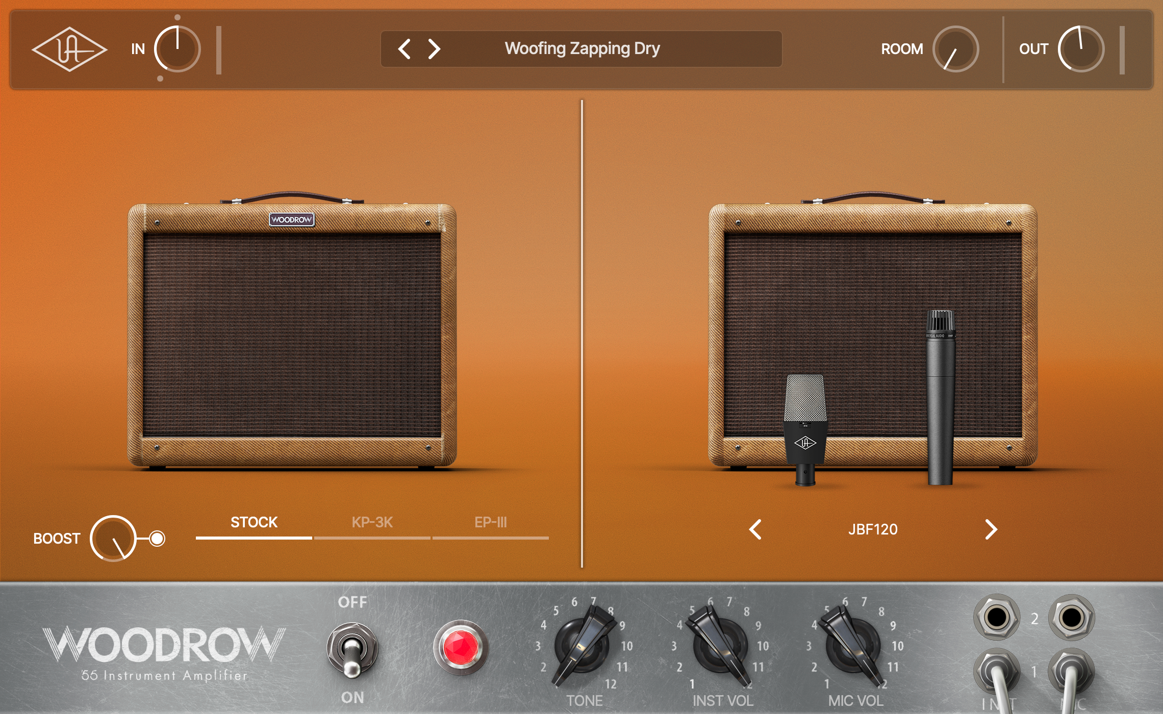 UNIVERSAL AUDIO Virtual Processors Universal Audio Woodrow '55 Instrument Amp