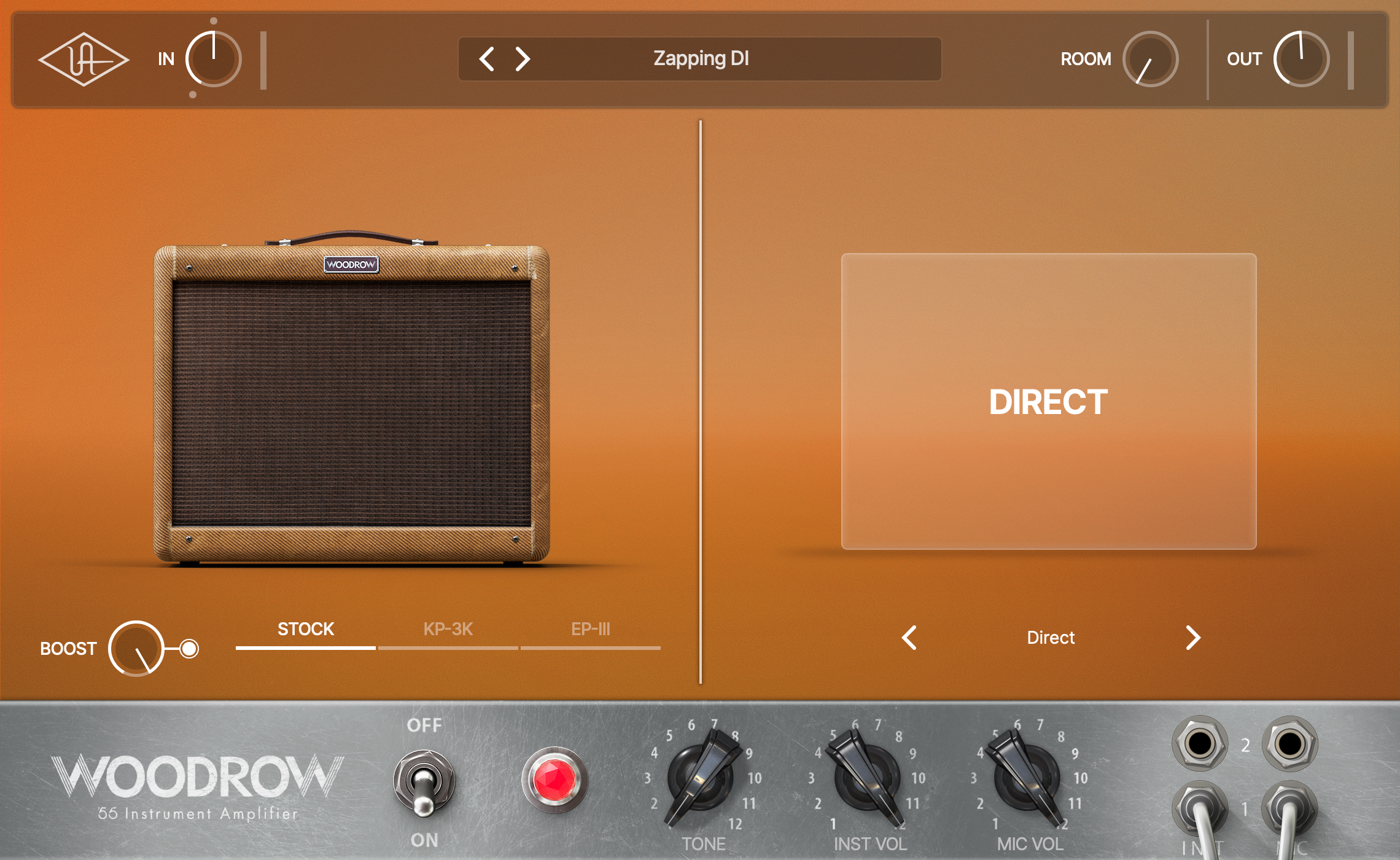 UNIVERSAL AUDIO Virtual Processors Universal Audio Woodrow '55 Instrument Amp