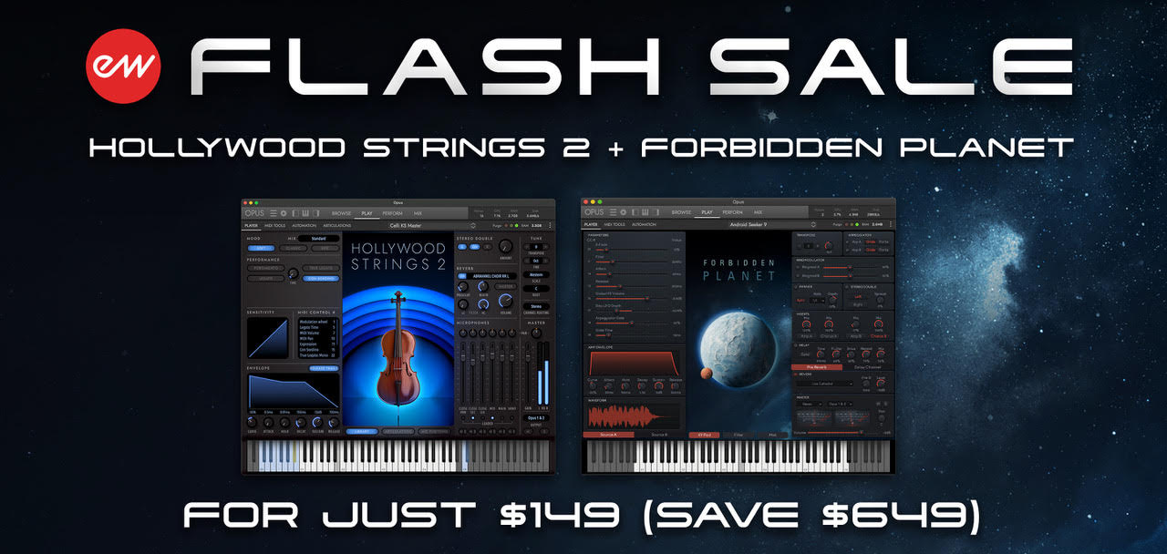 East West HOLLYWOOD STRINGS 2/ FORBIDDEN PLANET