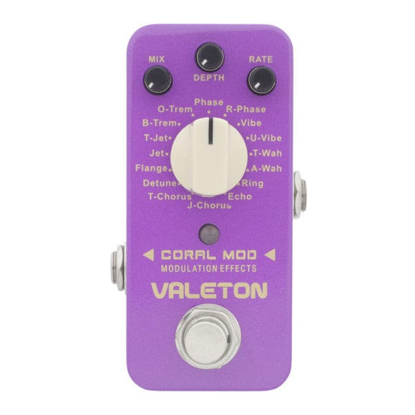 valeton effect pedals valeton cme-1 coral mod multi - modulation effect pedal