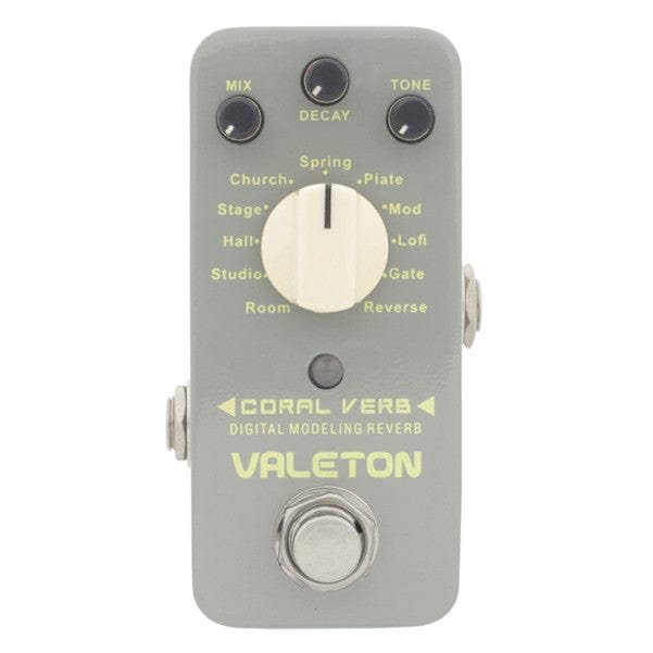 valeton effect pedals valeton crv-2 coral verb digital modeling reverb pedal