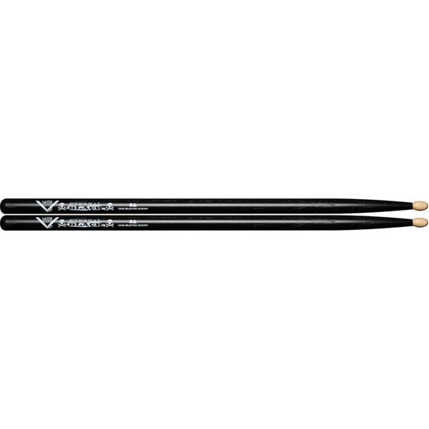 vater drumsticks vater vheb5aw eternal black 5a wooden tip drum sticks